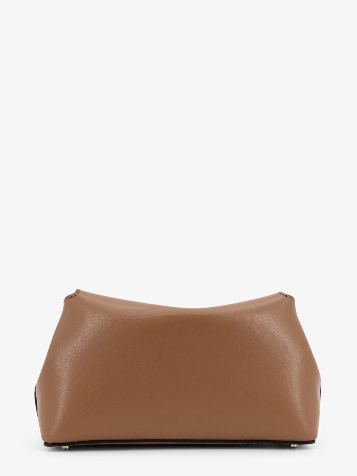 TOTEME Mini T-Lock Leather Clutch