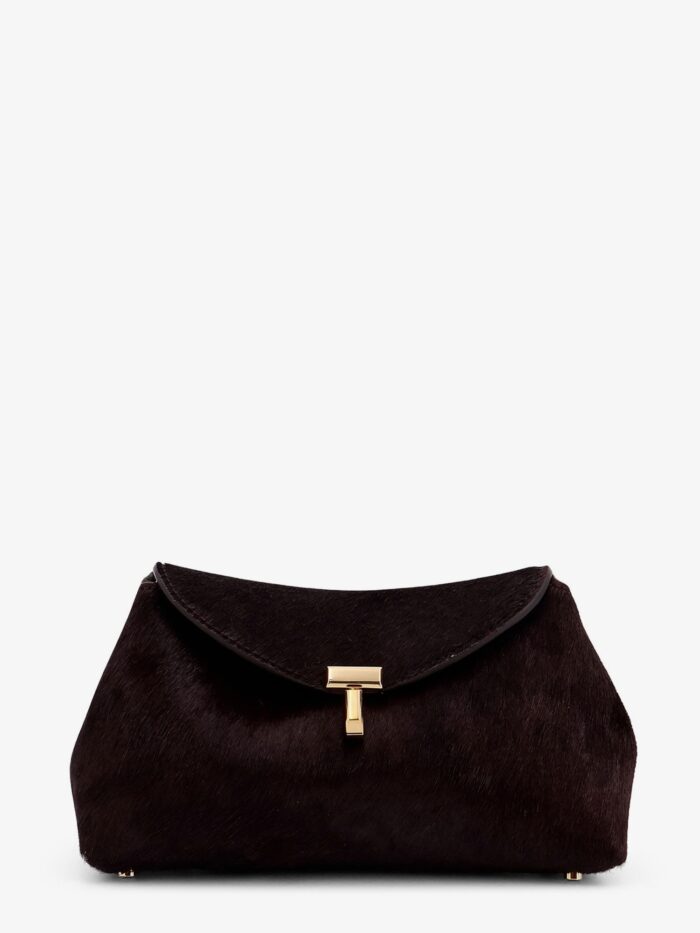 TOTEME Mini T-Lock Ponyskin Clutch