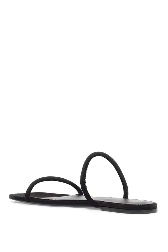 TOTEME Minimalist Suede Leather Slides