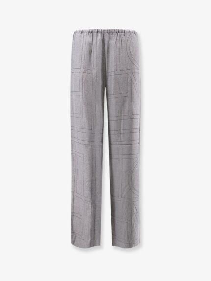 TOTEME Monogram Flannel Trousers