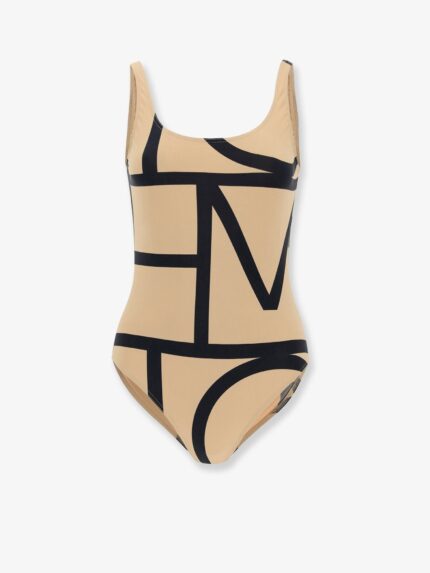 TOTEME Monogram Recycled Nylon Blend One-piece Swimsuit