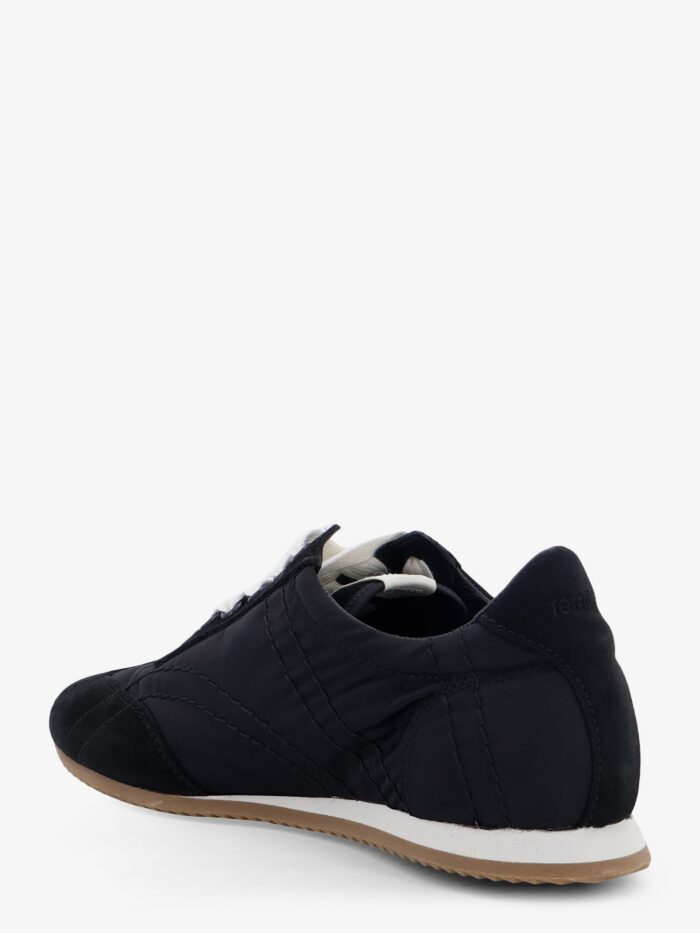 TOTEME Nylon And Suede Sneakers With All-over Stitching
