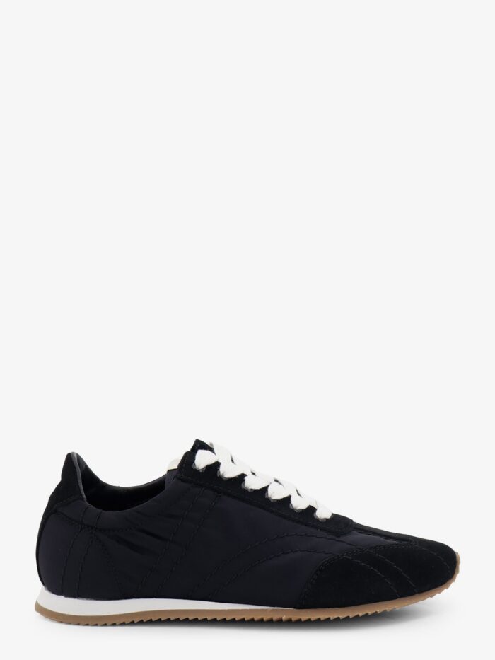 toteme nylon and suede sneakers with all over stitching TOTEME Nylon And Suede Sneakers With All-over Stitching