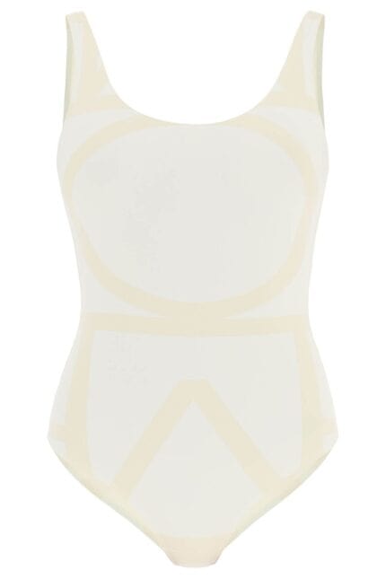 Toteme One Piece Monogram Swimsuit