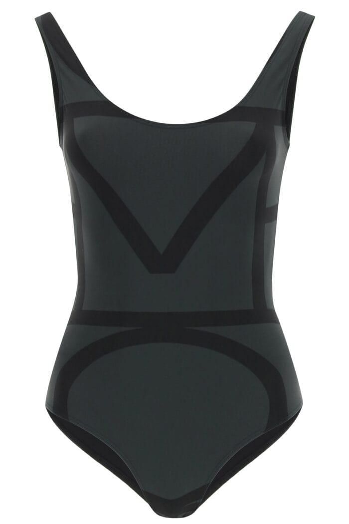 Toteme One Piece Monogram Swimsuit