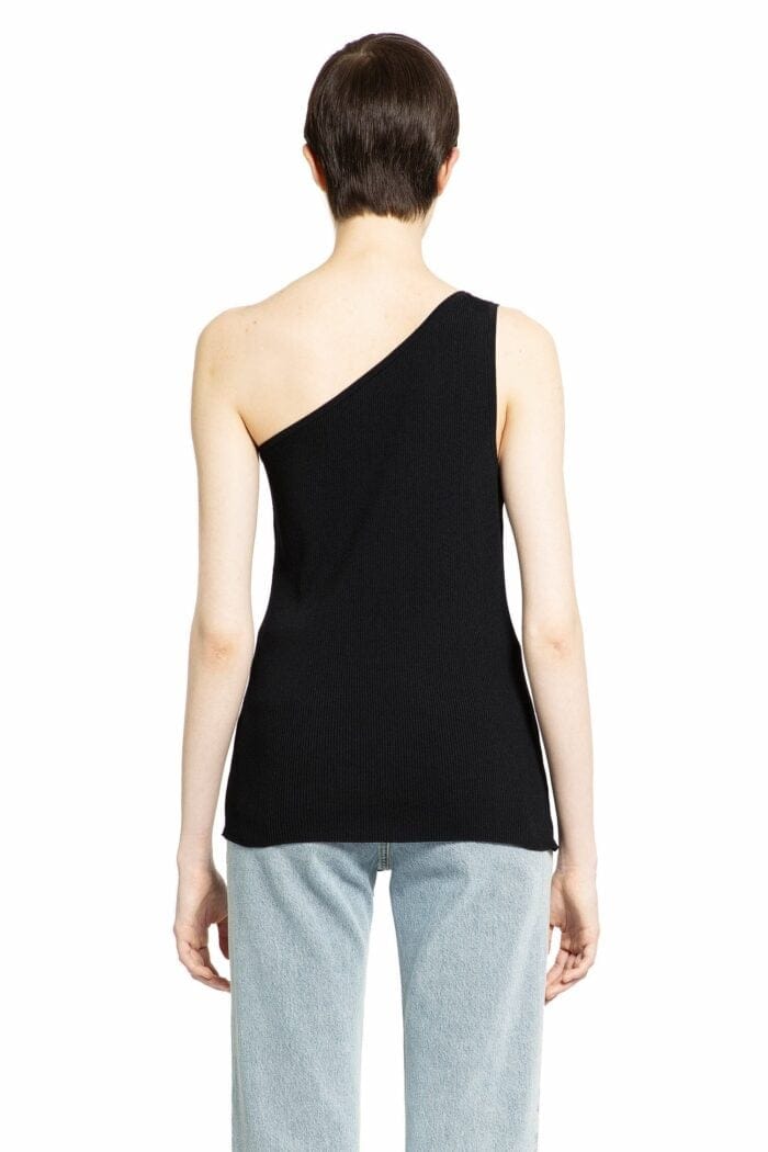 TOTEME One Shoulder Ribbed Top