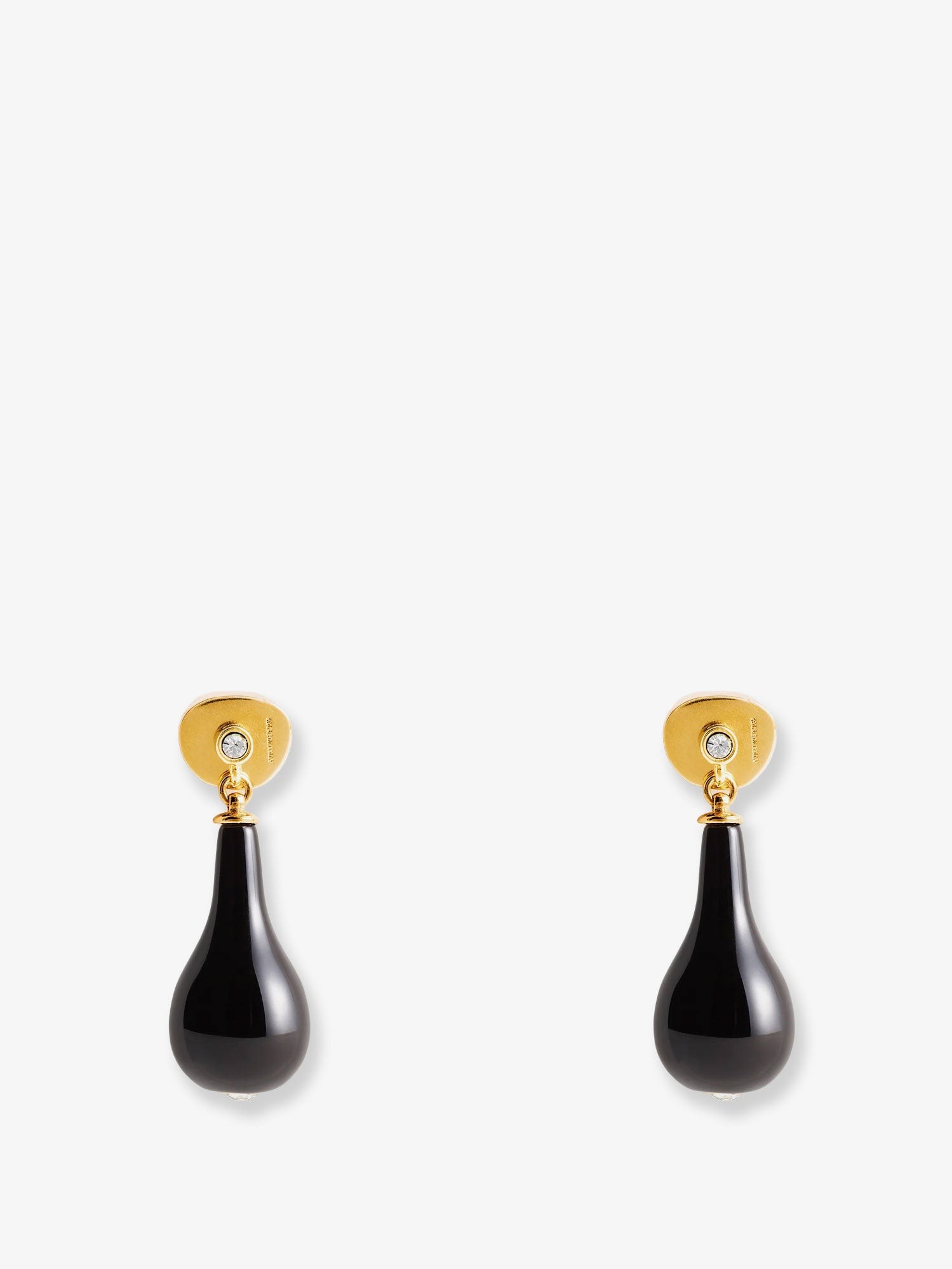 TOTEME Onyx Drops Brass Earrings