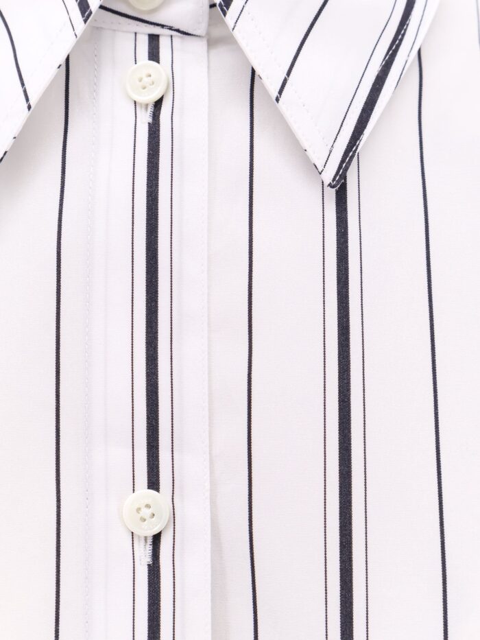 TOTEME Organic Cotton Shirt With Striped Motif