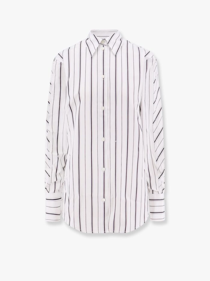 TOTEME Organic Cotton Shirt With Striped Motif