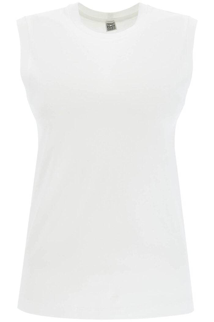 TOTEME Organic Cotton Sleeveless Top For