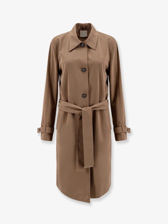 toteme organic cotton trench coat TOTEME Organic Cotton Trench Coat