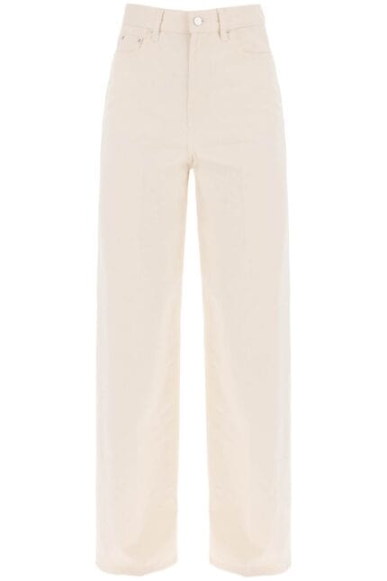 TOTEME Organic Cotton Wide Leg Jeans.