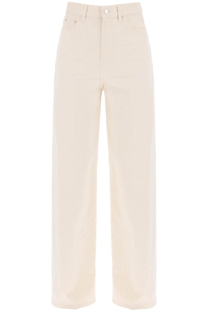 TOTEME Organic Cotton Wide Leg Jeans.