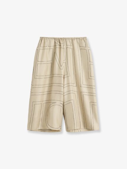TOTEME Organic Silk Bermuda Shorts