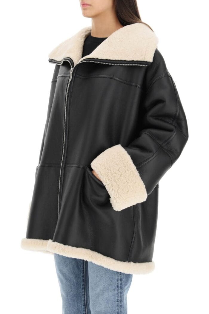 TOTEME Oversized Shearling Jacket