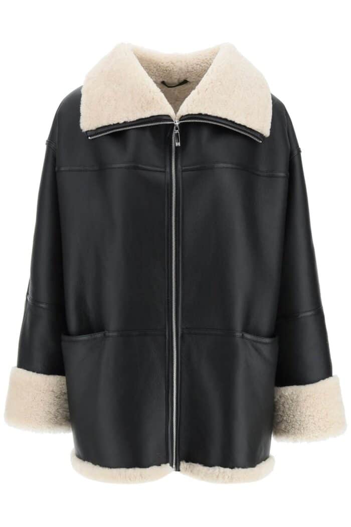 TOTEME Oversized Shearling Jacket