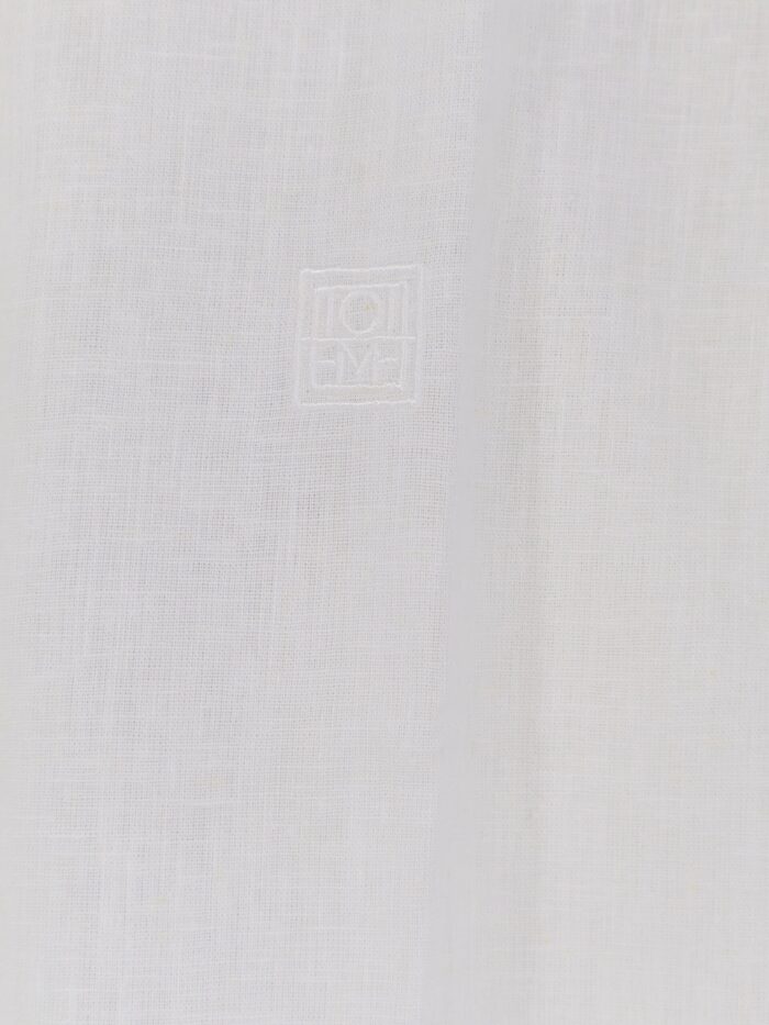 TOTEME Oversized Summer Cotton And Linen Shirt