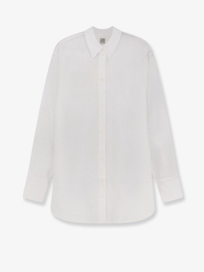 TOTEME Oversized Summer Cotton And Linen Shirt