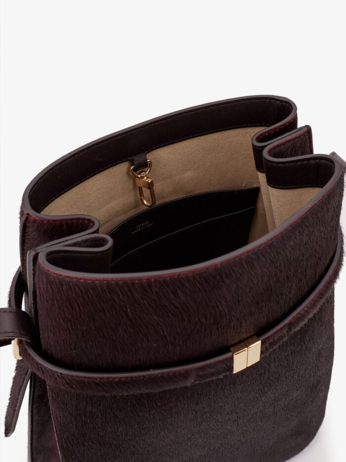 TOTEME Pony Skin Shoulder Bag With Strap On The Front