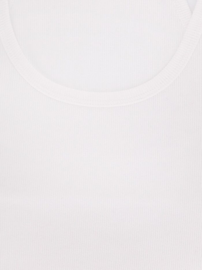 TOTEME Ribbed Cotton Tank Top