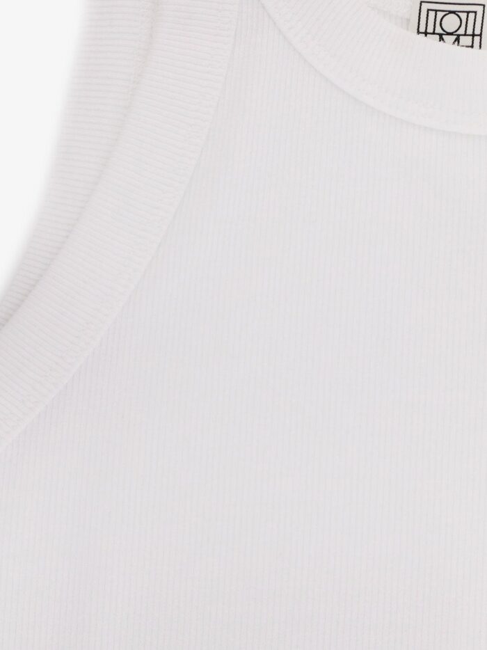 TOTEME Ribbed Cotton Tank Top
