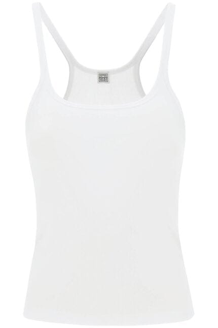 TOTEME Scoop Neck Rib Tank Top