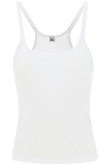 TOTEME Scoop Neck Rib Tank Top