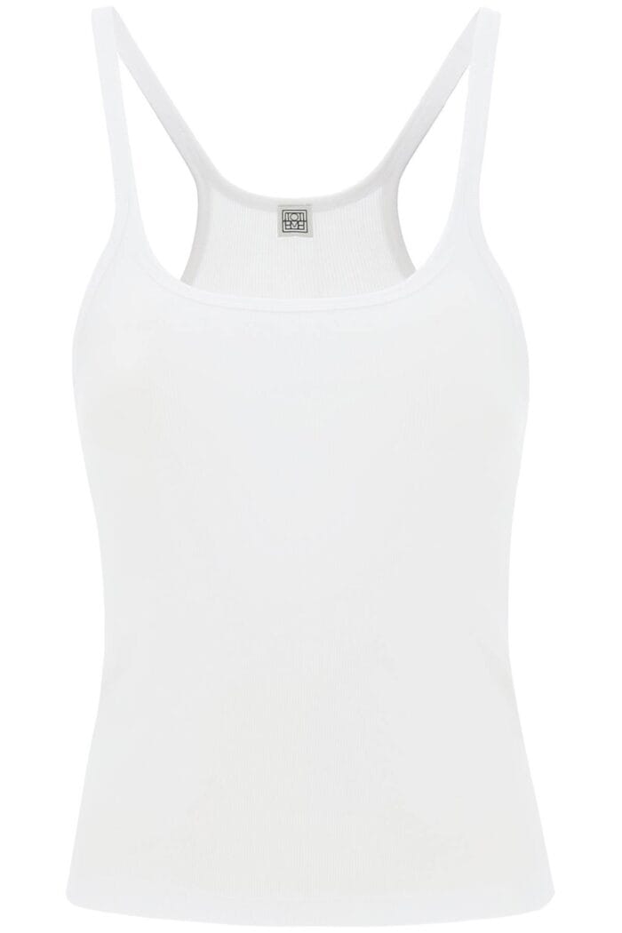 TOTEME Scoop Neck Rib Tank Top