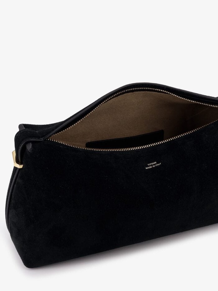 TOTEME Scoop Suede Clutch