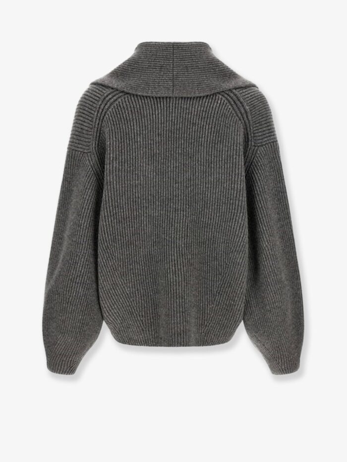 TOTEME Shawl-Lapel Wool Cardigan