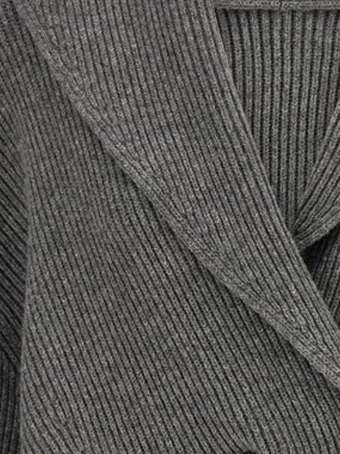 TOTEME Shawl-Lapel Wool Cardigan