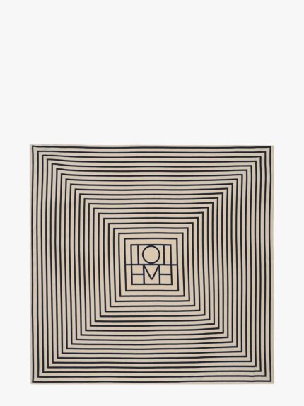 TOTEME Signature Monogram Silk Foulard