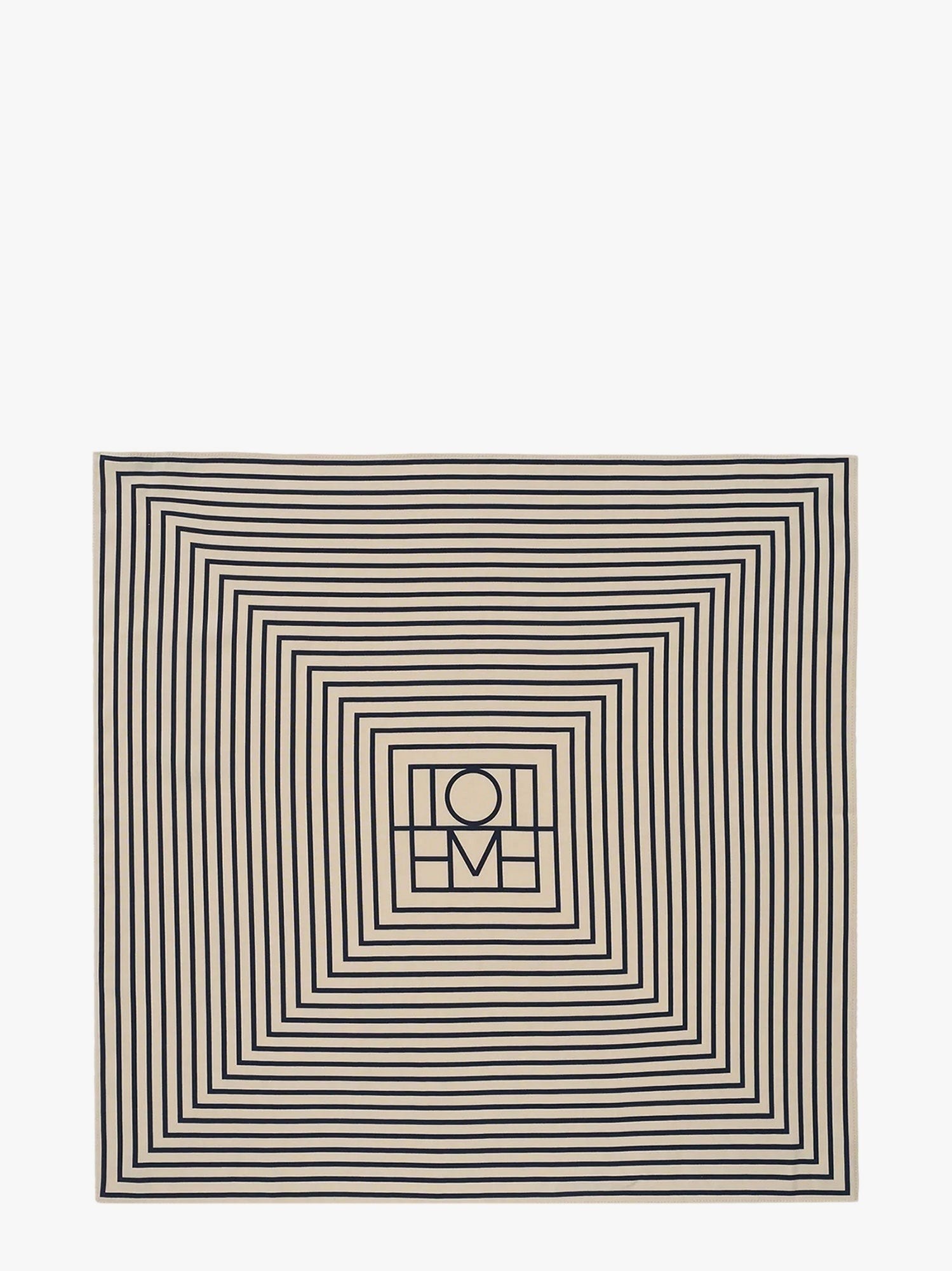TOTEME Signature Monogram Silk Foulard