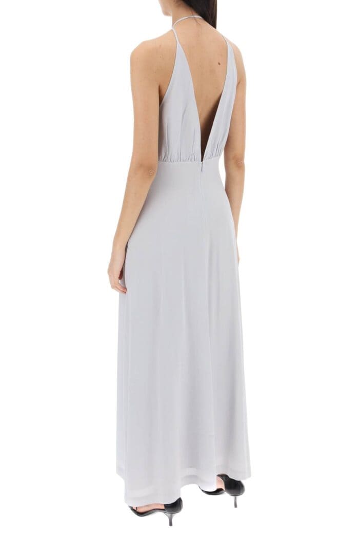 TOTEME Silk Dress With Double Halter Neckline