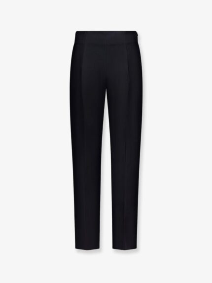 TOTEME Slim Evening Wool And Silk Trousers
