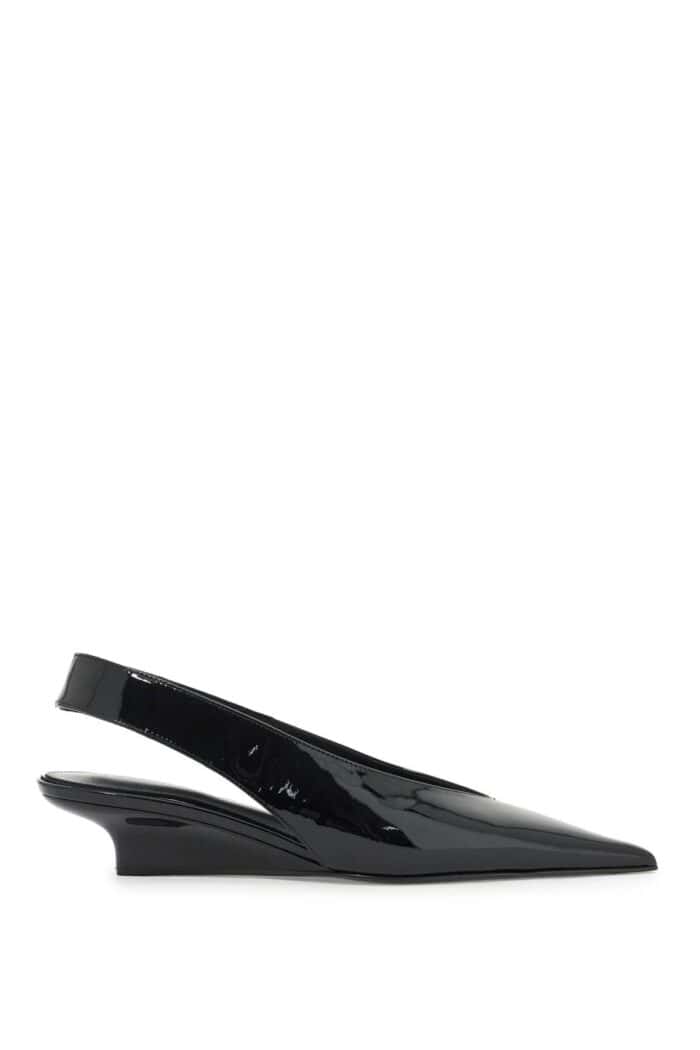 TOTEME Slingback Patent Leather Wedge Dcol