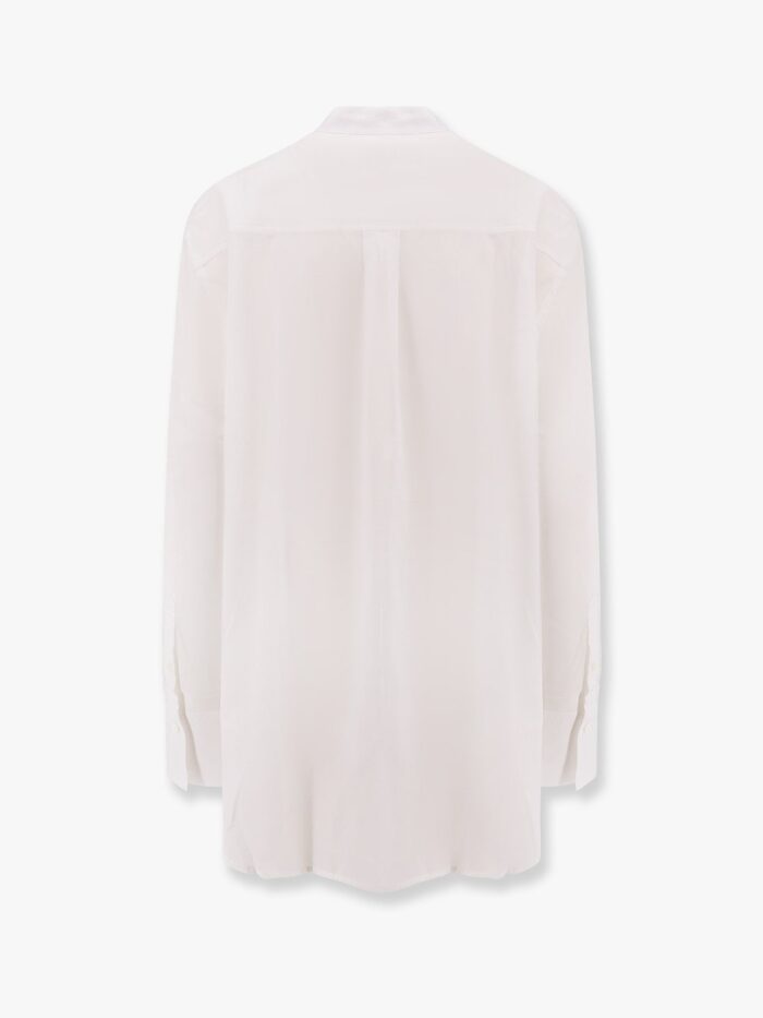 TOTEME Stand Collar Organic Cotton Shirt