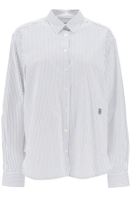 Toteme Striped Cotton Lyocell Shirt