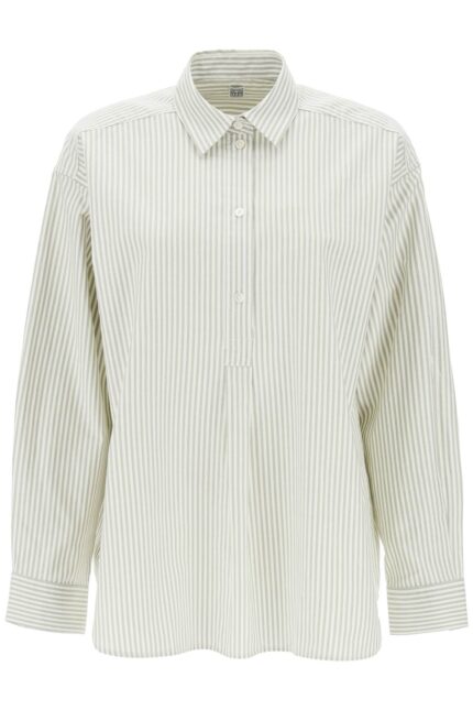 TOTEME Striped Oxford Shirt