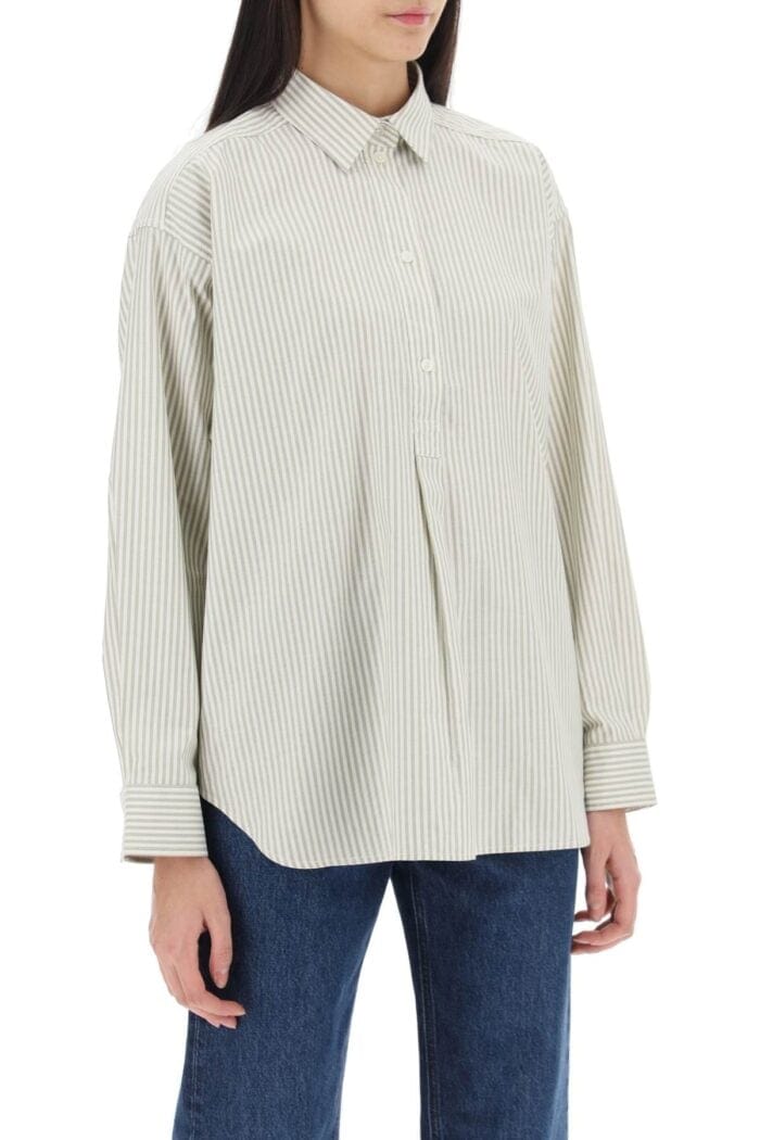 TOTEME Striped Oxford Shirt