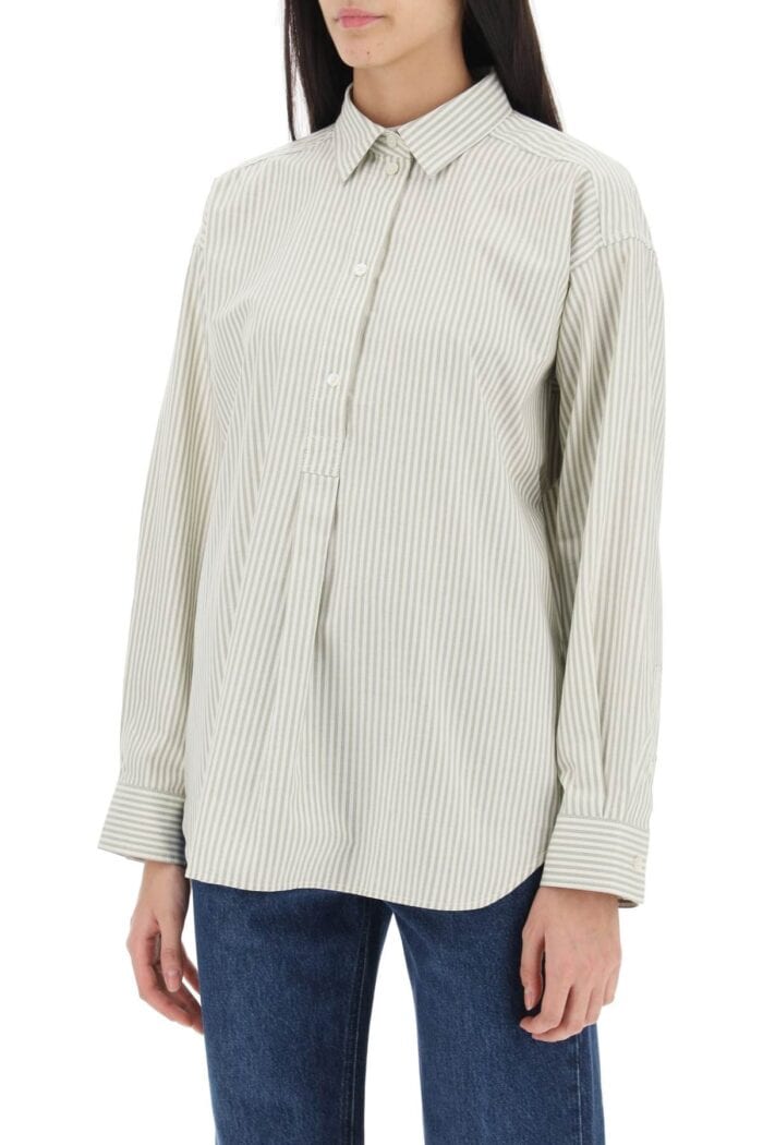 TOTEME Striped Oxford Shirt