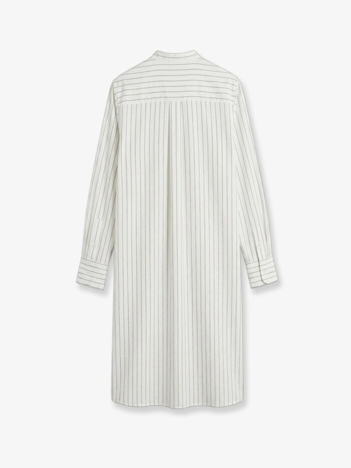 TOTEME Striped Summer Viscose, Silk And Cotton Dress