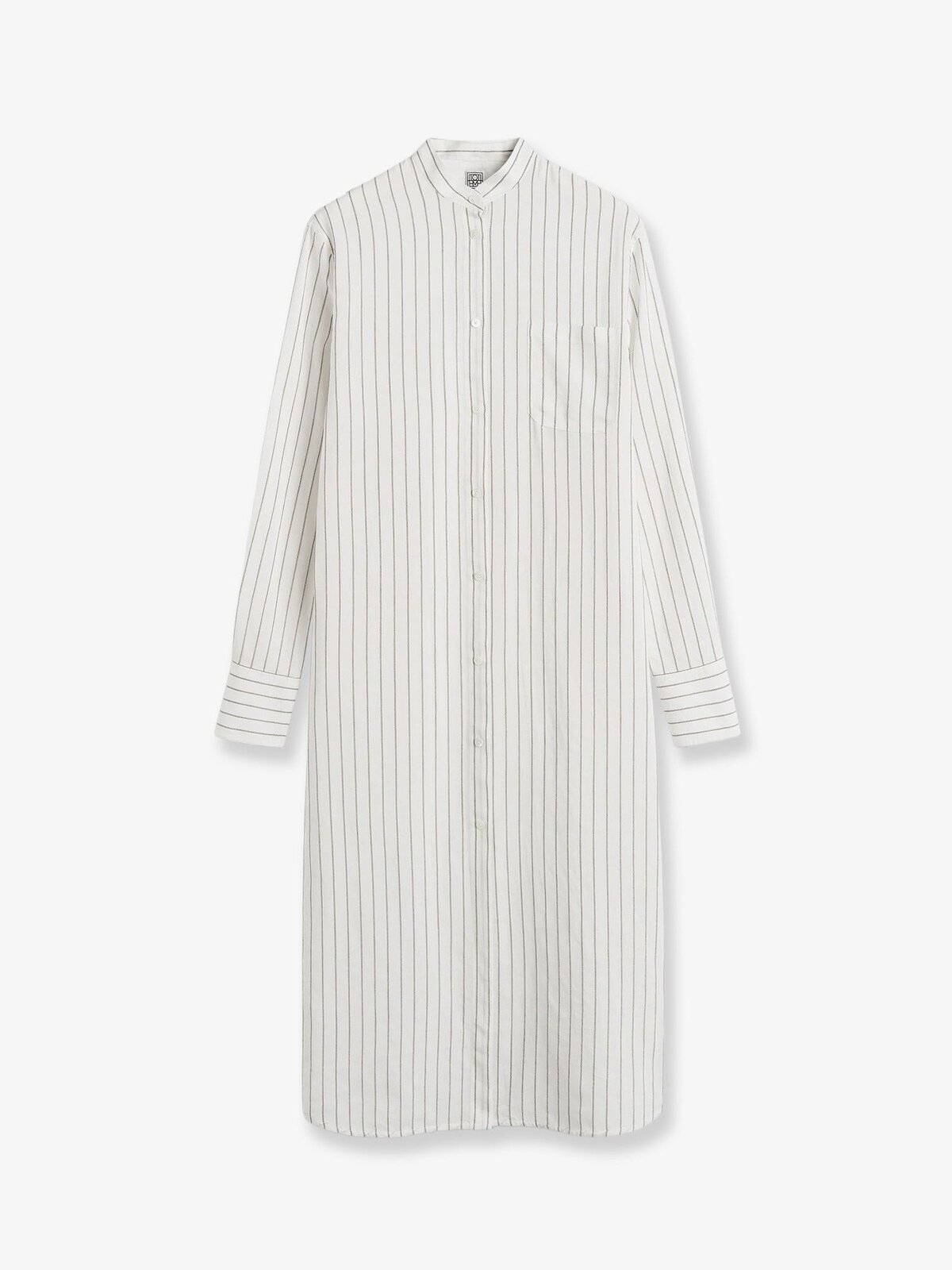 TOTEME Striped Summer Viscose, Silk And Cotton Dress