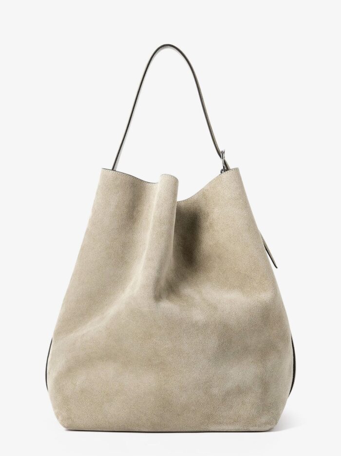 TOTEME Suede Belted Tote Shoulder Bag