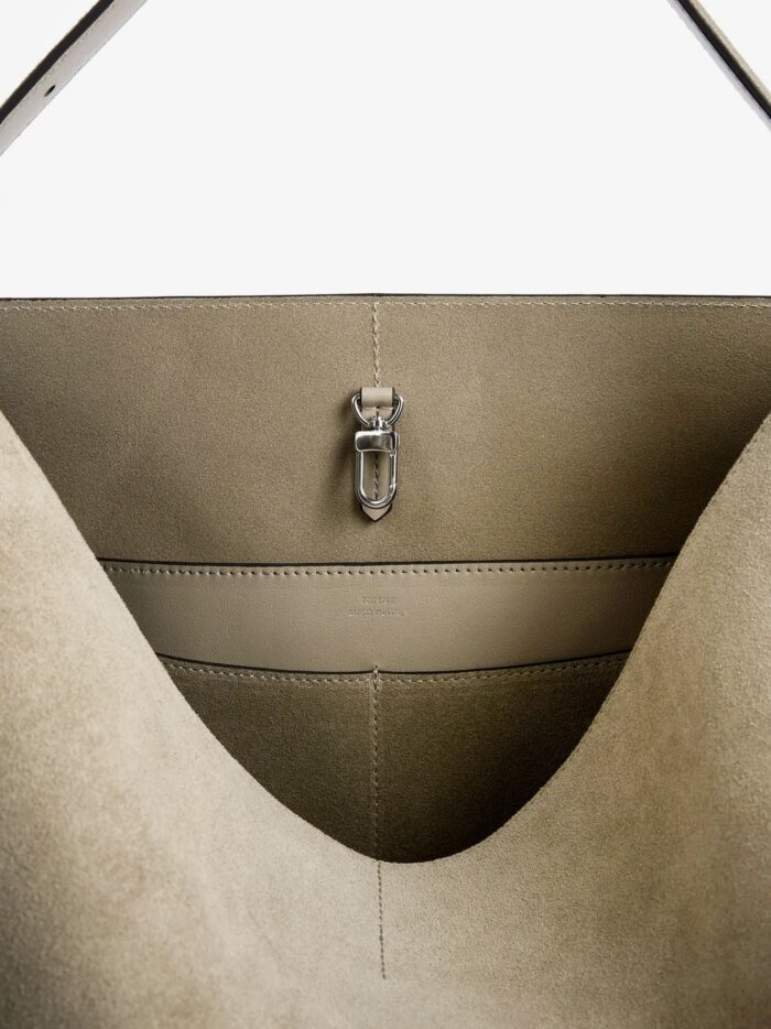 TOTEME Suede Belted Tote Shoulder Bag