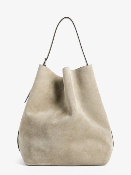 TOTEME Suede Belted Tote Shoulder Bag