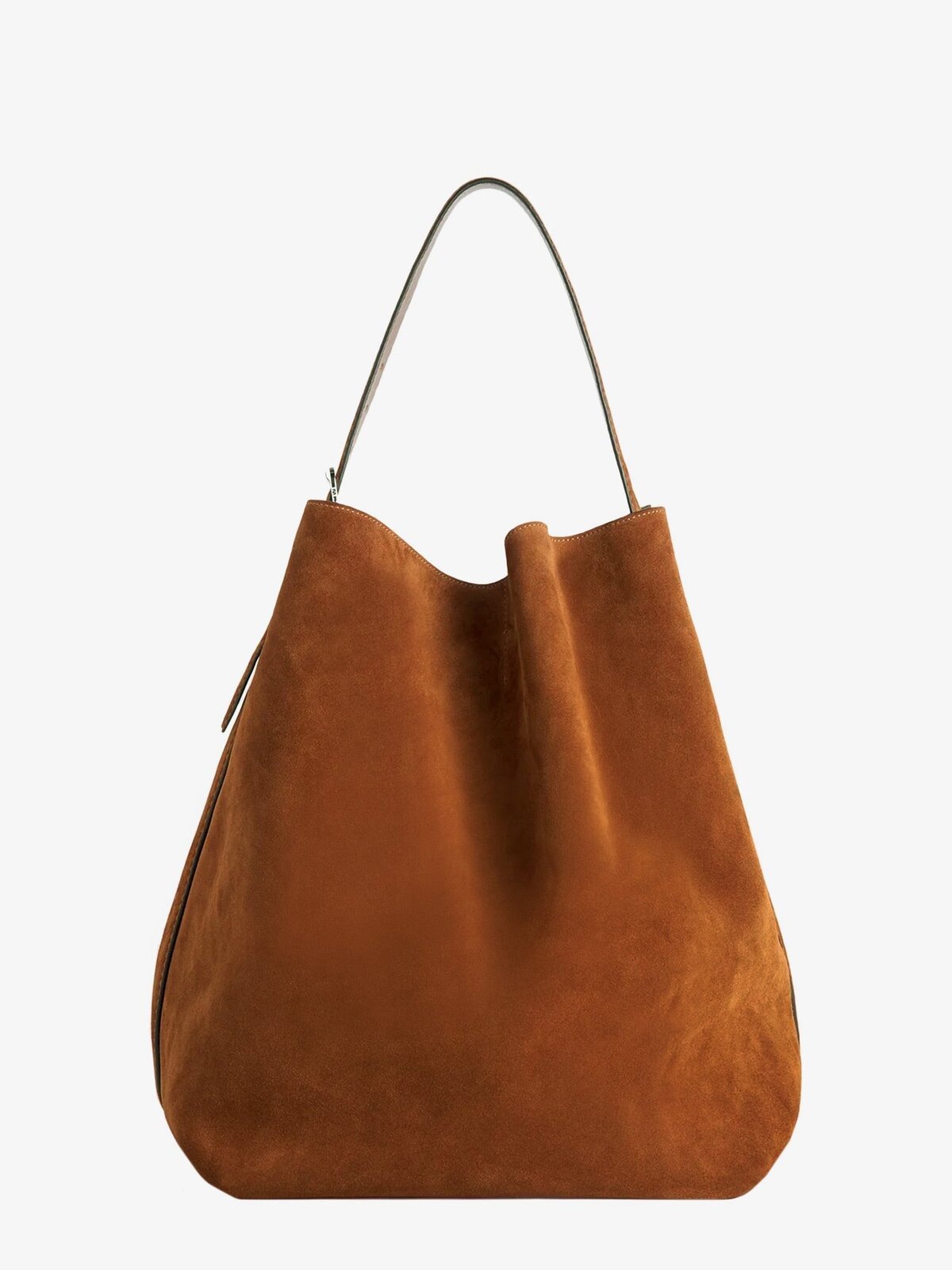 TOTEME Suede Belted Tote Shoulder Bag