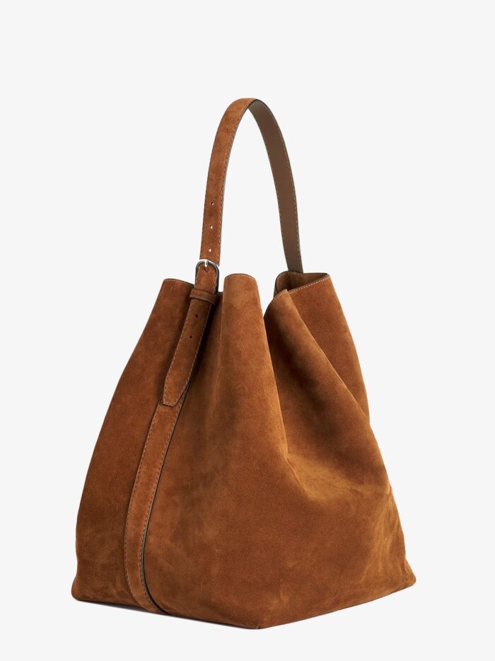 TOTEME Suede Belted Tote Shoulder Bag