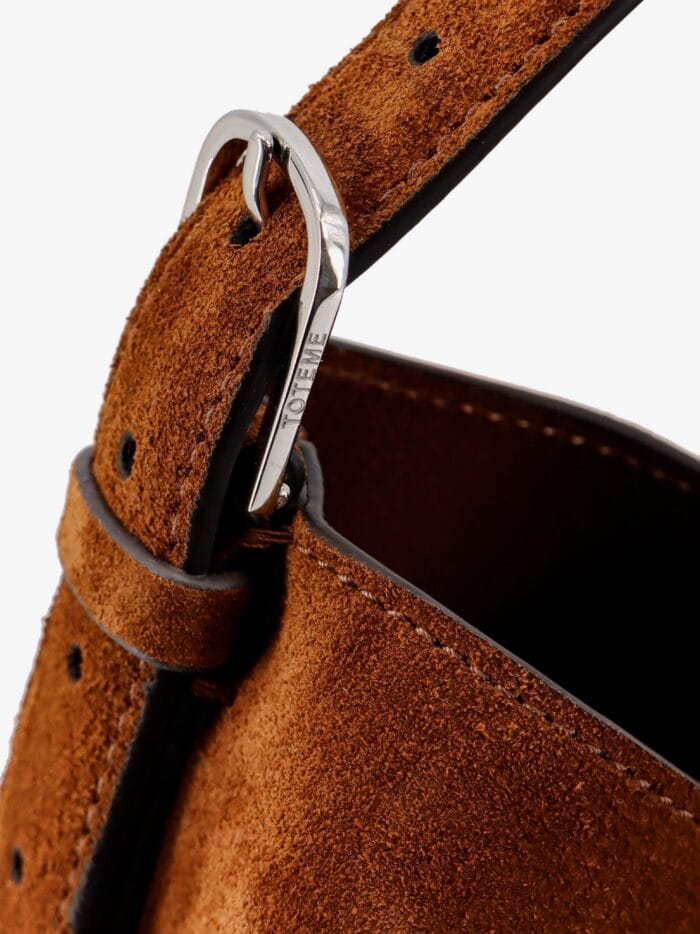 TOTEME Suede Belted Tote Shoulder Bag