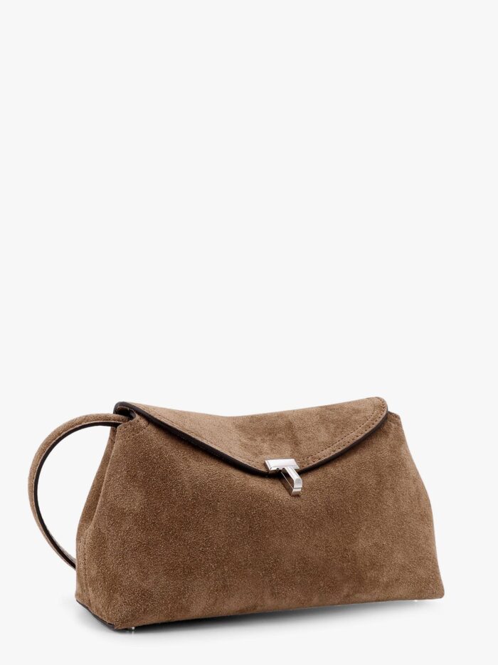 TOTEME Suede T-Lock Clutch